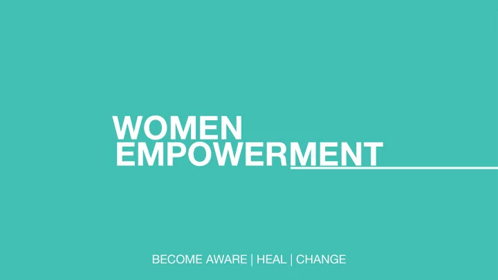 women empowerment