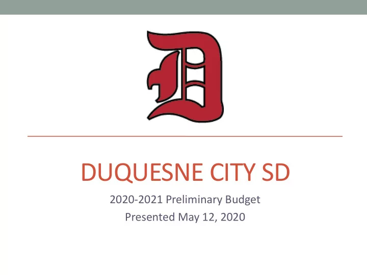 duquesne city sd