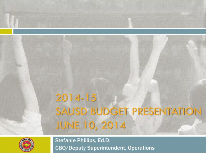 sausd budget presentation