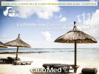Located on the north west coast of Mauritius on one of the islands most beautiful beaches,  this