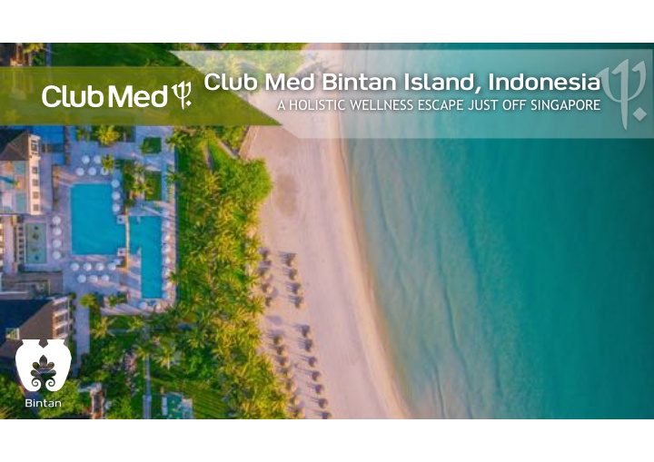 club med bintan island indonesia