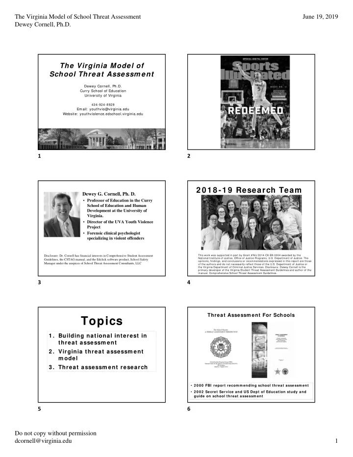 topics
