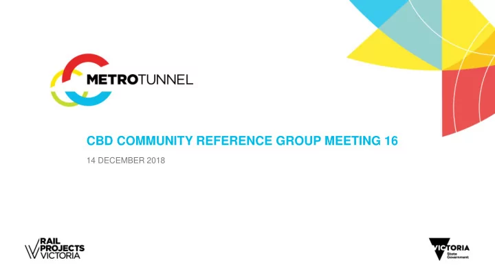 cbd community reference group meeting 16