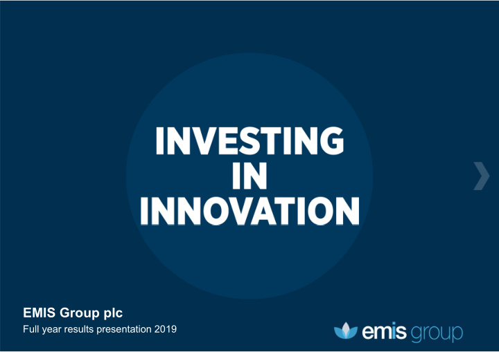 emis group plc