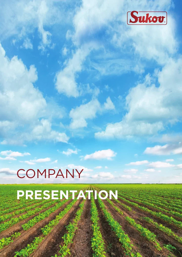 company presentation history introduction of the company
