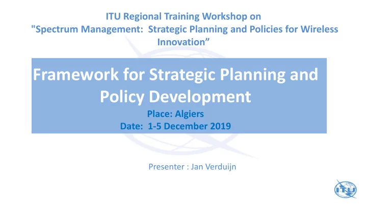 policy development