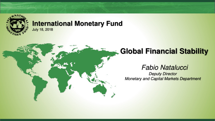 global financial stability