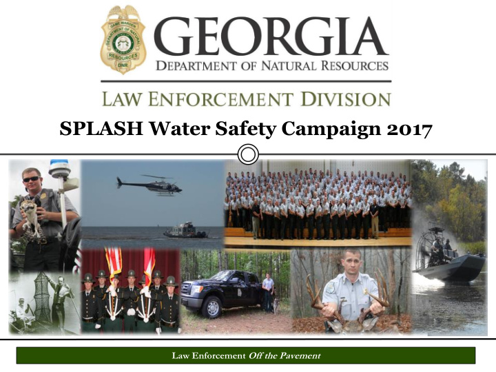 splash water safety campaign 2017