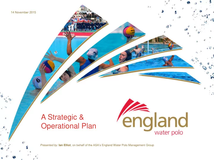 a strategic operational plan