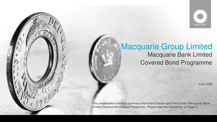 macquarie group limited