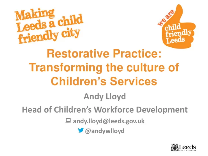 restorative practice