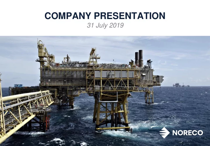 company presentation