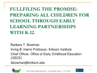 fullfiling the promise preparing all children for school