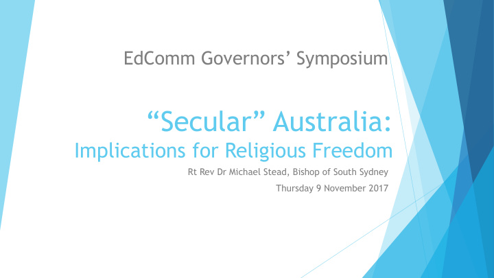 secular australia