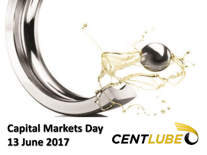 capital markets day