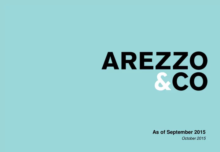 apresenta o do roadshow as of september 2015