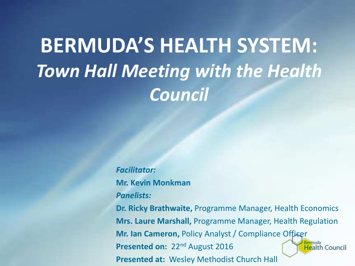 bermuda s health system