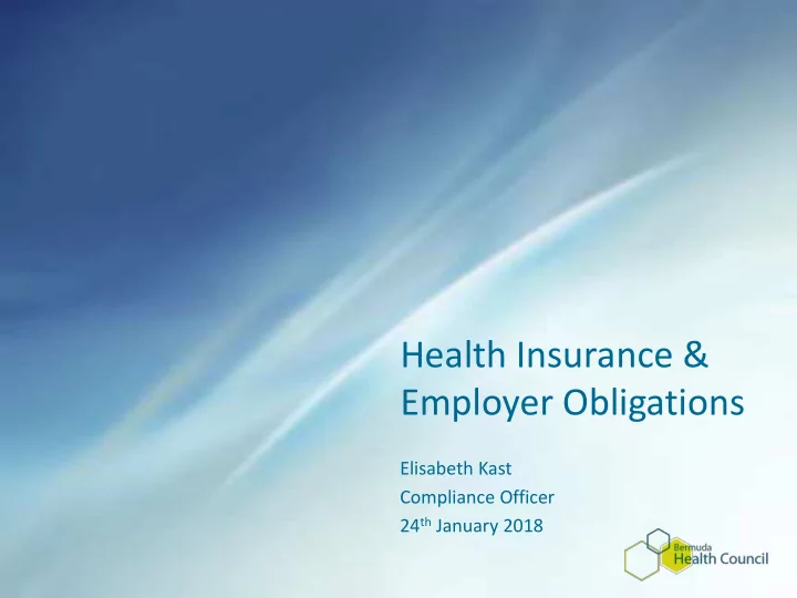 employer obligations