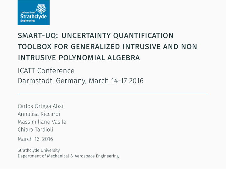 smart uq uncertainty quantification toolbox for