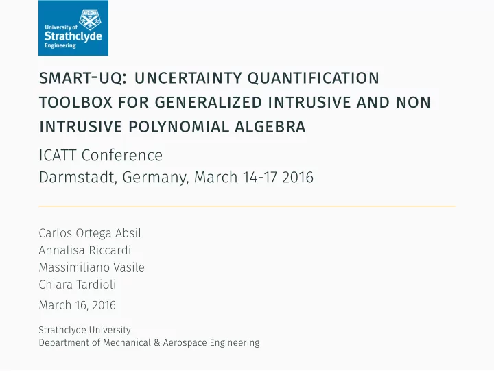 smart uq uncertainty quantification toolbox for