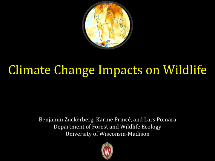 climate change impacts on wildlife