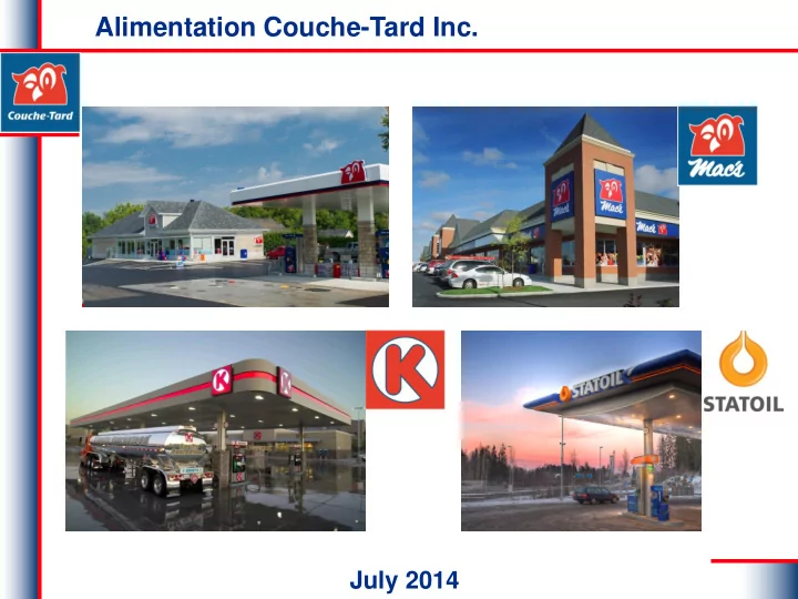 alimentation couche tard inc