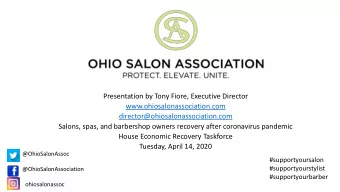 www.ohiosalonassociation.com  director@ohiosalonassociation.com  Salons, spas, and barbershop