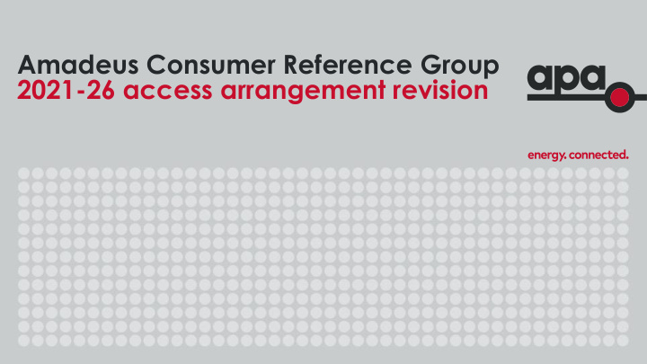 amadeus consumer reference group 2021 26 access