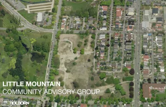 LITTLE MOUNTAIN  COMMUNITY ADVISORY GROUP  OCTOBER 22, 2013  JAMES CHENG ARCHITECTS PRELIMINARY