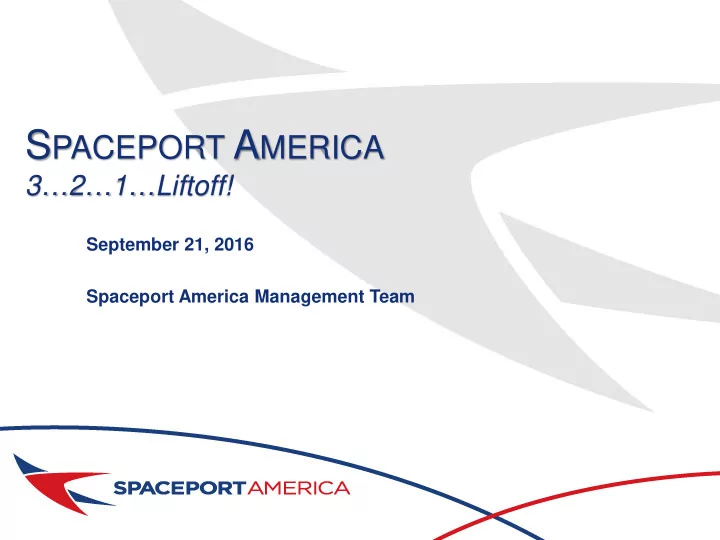 s paceport a merica status