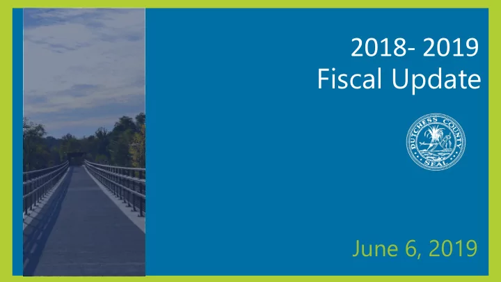 2018 2019 fiscal update