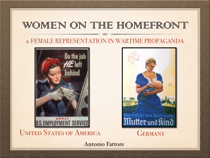 women on the homefront