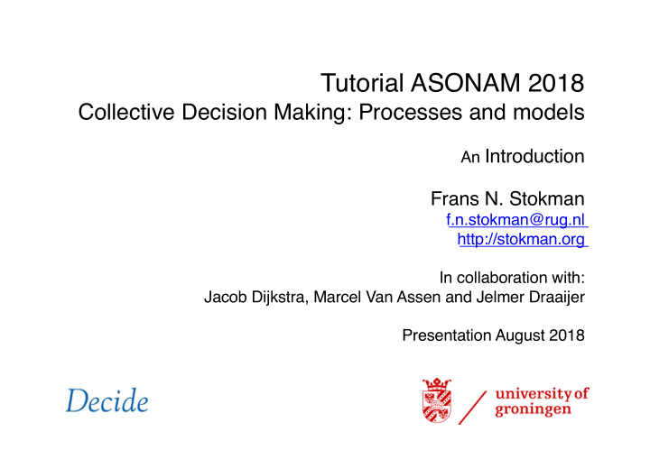 tutorial asonam 2018