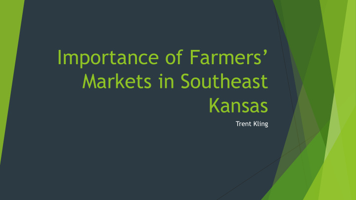 importance of farmers markets in southeast
