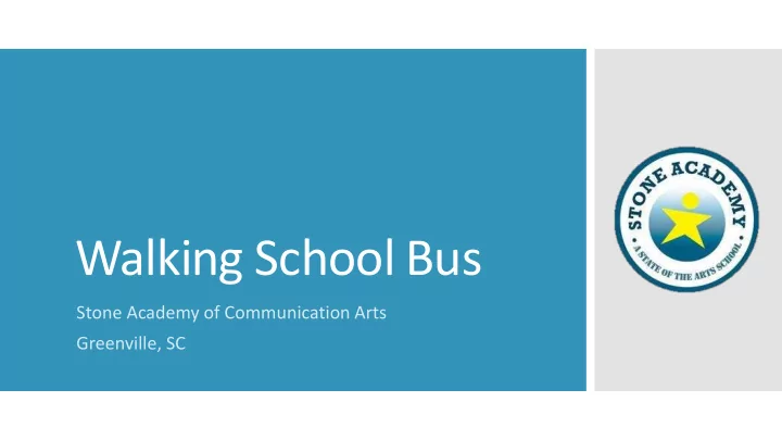 walking school bus