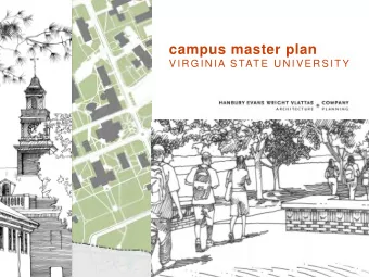 campus master plan  VIR G IN IA STATE U N IVER SITY agenda  01  INTRODUCTION &amp;  GENERAL
