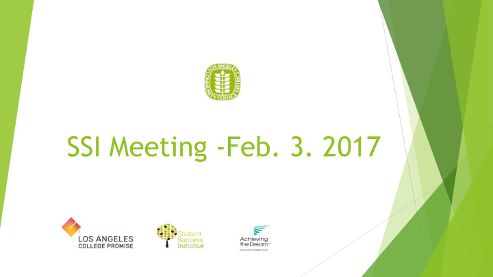 ssi meeting feb 3 2017 update on lacp