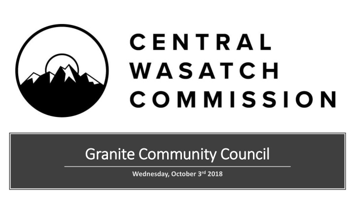 granite communit ity council