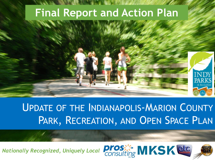 final report and action plan