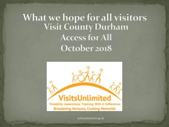 Increase customer satisfaction  Improve all round quality visitsunlimited.org.uk  Not