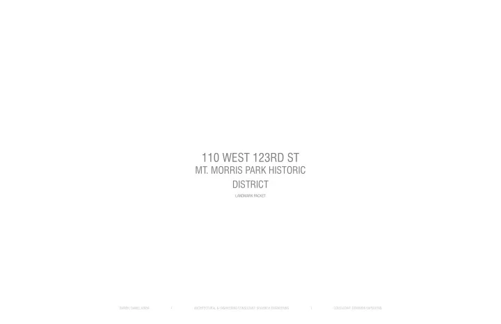 110 west 123rd st