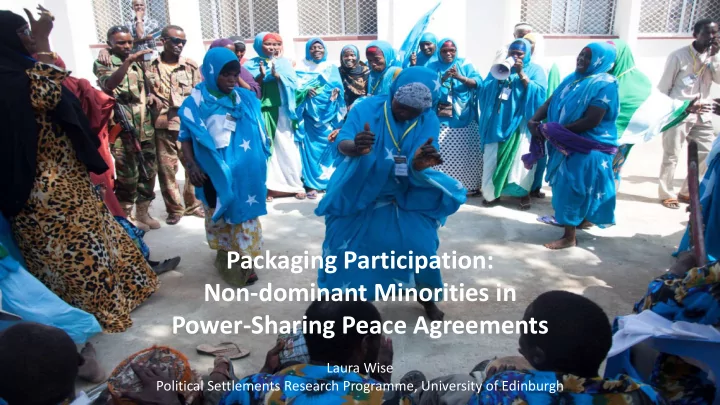 packaging participation non dominant minorities in power