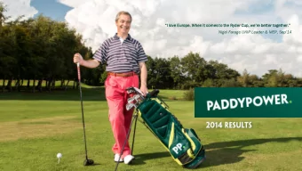 I love Europe. When it comes to the Ryder Cup, were better together. Nigel Farage UKIP