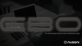 engine branding optimization  The Worlds Most Dominant Online Marketing Strategy