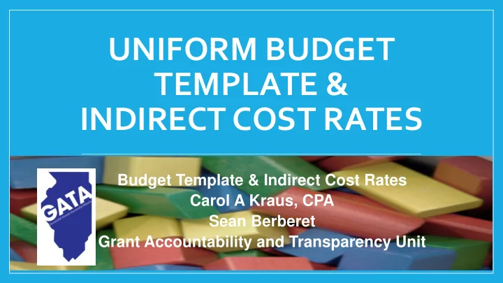 uniform budget