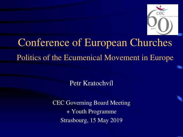 conference of european churches