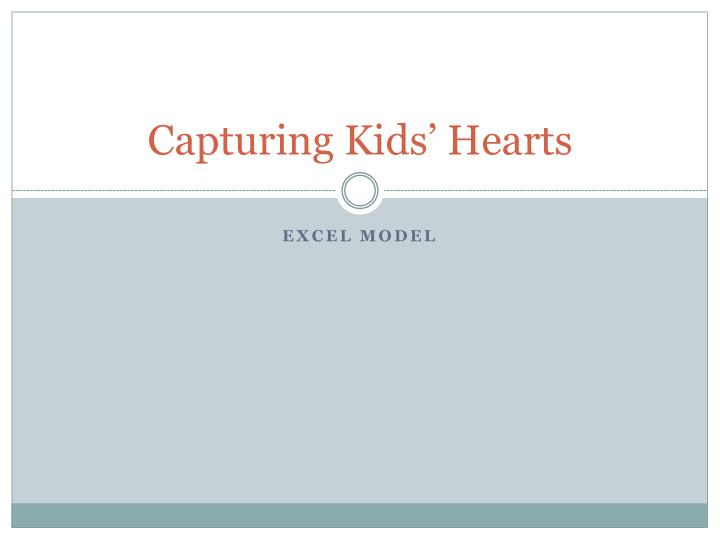 capturing kids hearts