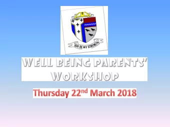 it in schools  What can school and home do to promote  good mental health  (Protective factors)