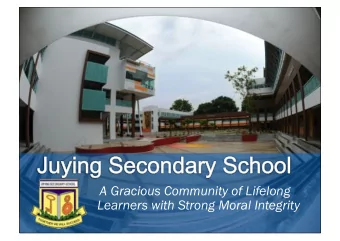 RESPECT RESILIENCE RESPONSIBILITY JYians are gracious and able to relate to and care  for the