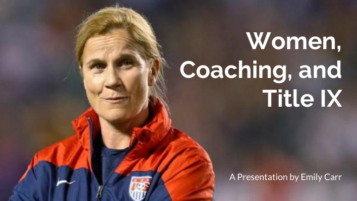 women coaching and title ix